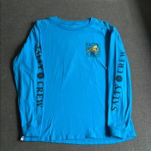 Salty Crew Blue Long Sleeve Shirt